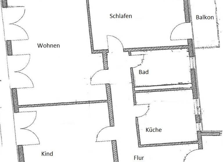 Wohnung zur Miete 686 € 3 Zimmer 2. Geschoss Schloßstraße 6 Innenstadt Gera 07545