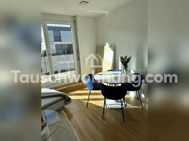 Terrassenwohnung zur Miete Tauschwohnung 1.066 € 2 Zimmer 52 m² 2. Geschoss Europaviertel Stuttgart 70191