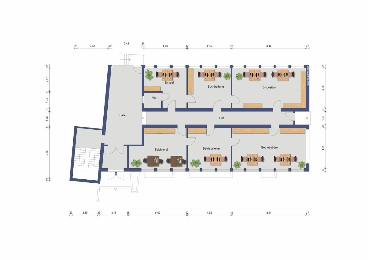 Bürofläche zur Miete 2.500 € 10 Zimmer 380 m²<br/>Bürofläche Laichingen Laichingen 89150