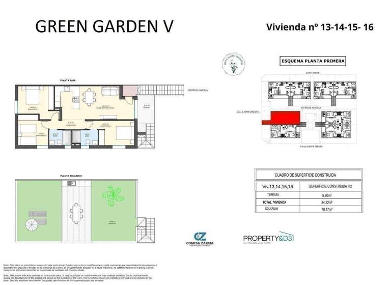 Penthouse zum Kauf provisionsfrei 290.500 € 4 Zimmer 84 m² Calle Juan Carlos Pilar de la Horadada 03190