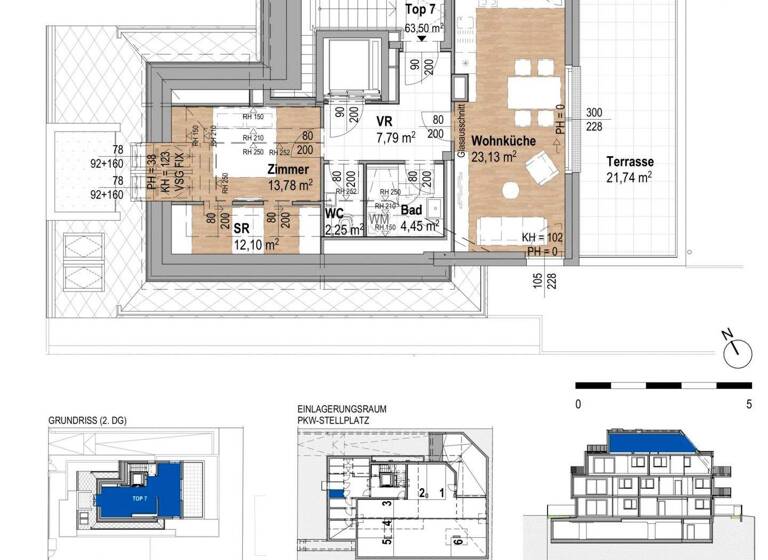 Wohnung zum Kauf - Erstbezug 529.000 € 2 Zimmer 63,5 m² Wien, Donaustadt 1220