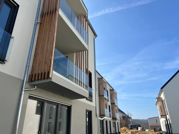 Wohnung zur Miete - Neubau 550 € 3 Zimmer 57,9 m² Dachgeschoss, 2. Geschoss frei ab sofort Am Sandberg 18 Hohenburg Hohenburg 92277