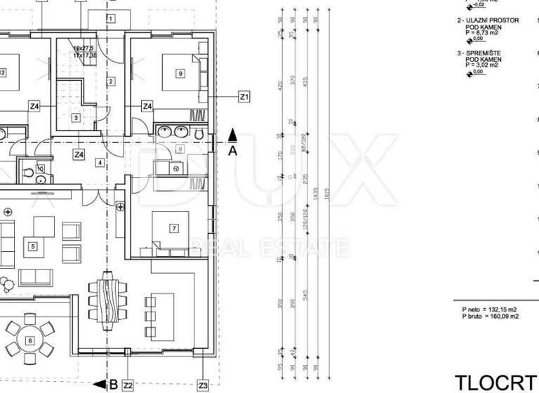 Wohnung zum Kauf 749.000 € 4 Zimmer 118 m² 1. Geschoss Rovinj
