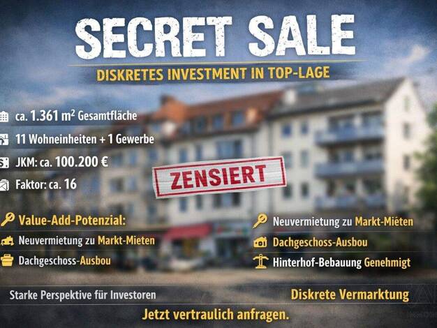 Mehrfamilienhaus zum Kauf 1.600.000 € 11 Zimmer 827,3 m² 709 m² Grundstück Wesertor Kassel / Wesertor 34125