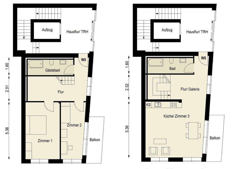 Maisonette zum Kauf - Erstbezug 870.000 € 3 Zimmer 116,7 m² 3. Geschoss frei ab sofort Mitte Berlin 10178