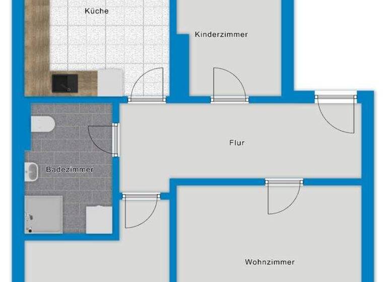 WG-Zimmer zur Miete 620 € 3 Zimmer 69 m² 4. Geschoss Reilstraße 123 Paulusviertel Halle 06114