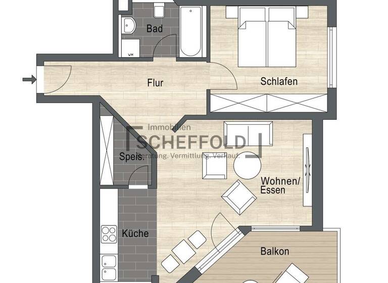 Wohnung zum Kauf 219.900 € 2,5 Zimmer 71,9 m² 1. Geschoss frei ab 01.08.2026 Laupheim 88471