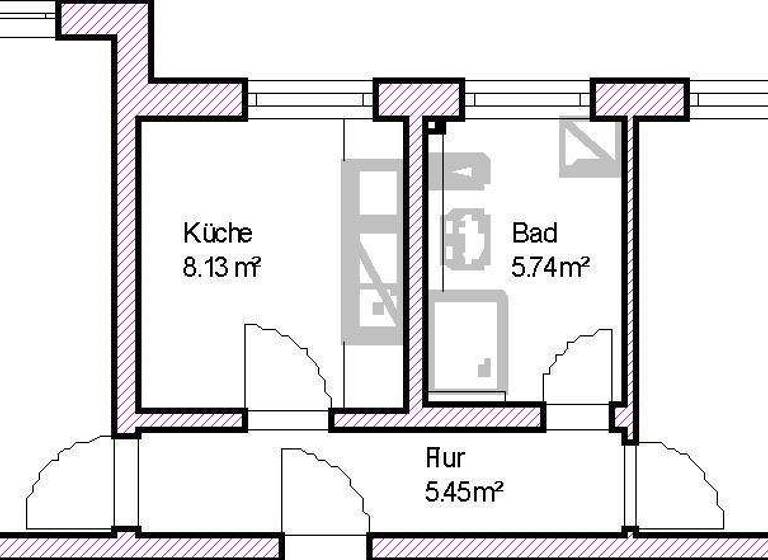 Wohnung zur Miete 348 € 2 Zimmer 53,5 m² 1. Geschoss frei ab 01.04.2026 Schilfbreite 29 Leipziger Str. Magdeburg 39120