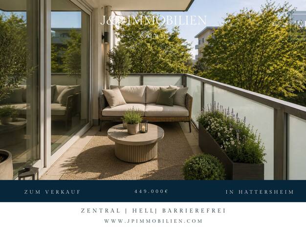 Wohnung zum Kauf 449.000 € 3 Zimmer 96 m² Hattersheim Hattersheim 65795