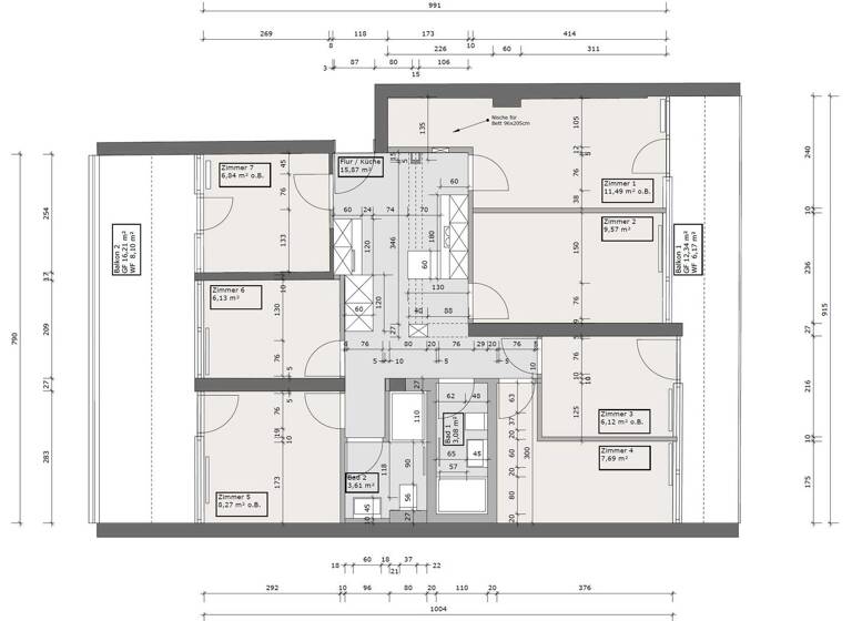 Wohnung zum Kauf 895.000 € 7 Zimmer 94,4 m² 3. Geschoss Laim München 80686