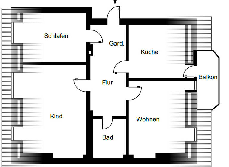 Wohnung zum Kauf provisionsfrei 257.500 € 3 Zimmer 85,8 m² EG Rothenburger Straße 16 Äußere Neustadt Dresden 01099