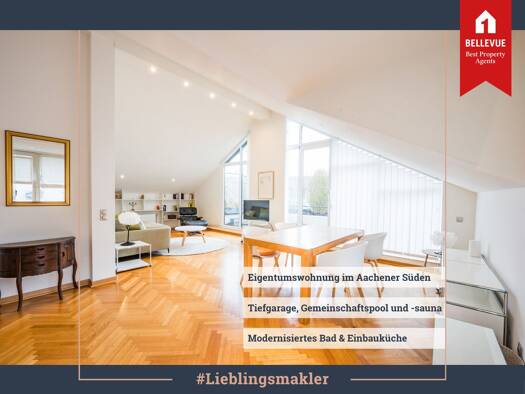 Wohnung zum Kauf 499.000 € 3 Zimmer 116 m² Aachen Aachen - Mitte 52066