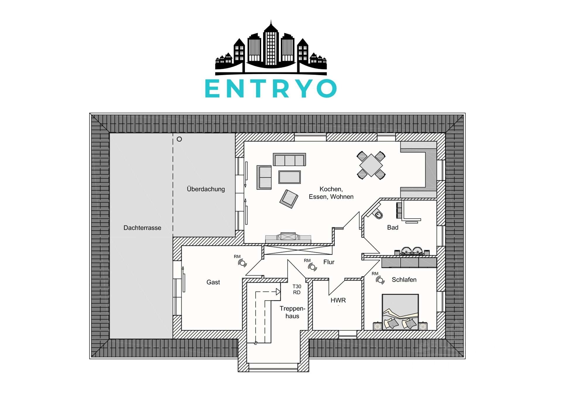 Penthouse zum Kauf 469.000 € 3 Zimmer 117 m²<br/>Wohnfläche 1.<br/>Geschoss Wiesmoor Wiesmoor 26639