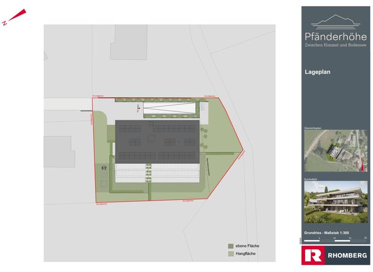 Terrassenwohnung zum Kauf - Erstbezug 3 Zimmer 98,2 m² Am Vögel 6 Lochau 6911