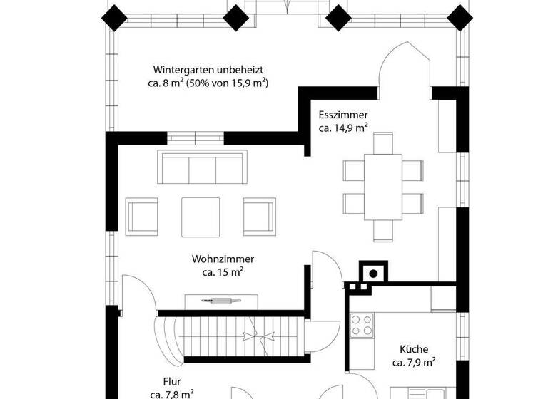 Einfamilienhaus zum Kauf 650.000 € 3,5 Zimmer 94 m² 790 m² Grundstück Wellingsbüttel Hamburg 22391