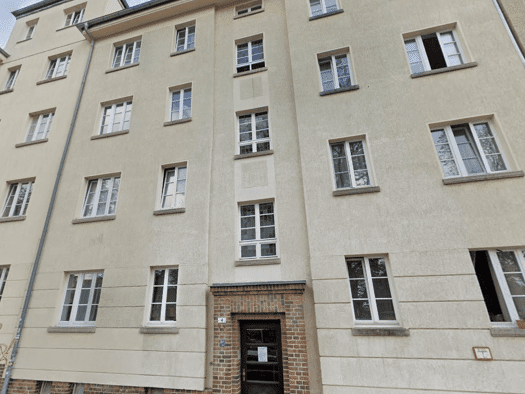 Wohnung zur Miete 346 € 3 Zimmer 61,8 m² EG frei ab sofort Geißlerstraße 4 Volkmarsdorf Leipzig 04315
