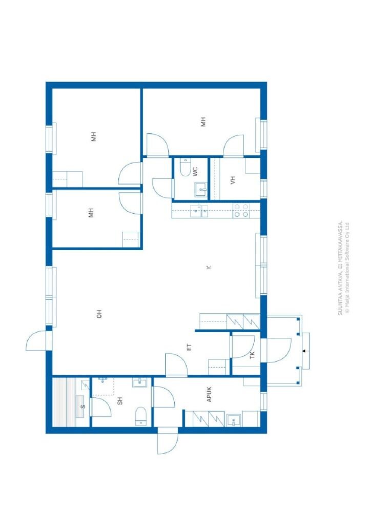 Einfamilienhaus zum Kauf 149.000 € 4 Zimmer 100 m²<br/>Wohnfläche 1.117 m²<br/>Grundstück Märthantie 8 Tornio 95450