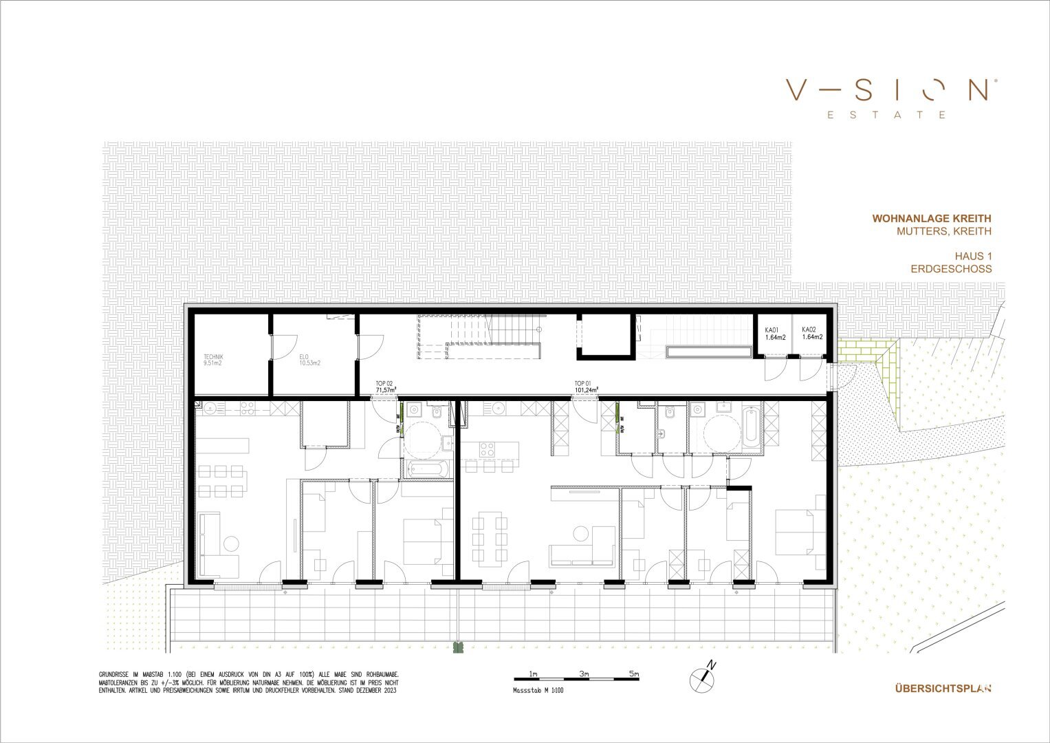 Wohnung zum Kauf 475.000 € 3 Zimmer 71,6 m²<br/>Wohnfläche Mutters 6162