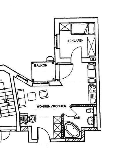 Wohnung zur Miete 405 € 2 Zimmer 37 m²<br/>Wohnfläche 1.<br/>Geschoss 01.03.2025<br/>Verfügbarkeit Bernburger Straße 17 Nördliche Innenstadt Halle 06108