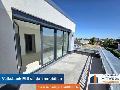 Wohnung zur Miete - Erstbezug 1.019 € 3 Zimmer 84,8 m² 3. Geschoss frei ab 01.10.2025 Mittweidaer Straße 6 Burgstädt Burgstädt 09217