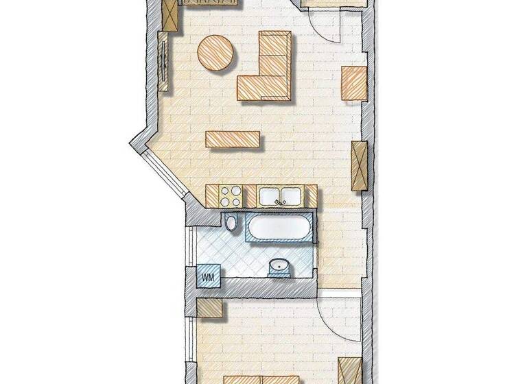 Wohnung zum Kauf 280.000 € 2 Zimmer 58 m² 2. Geschoss Wedding Berlin 13351