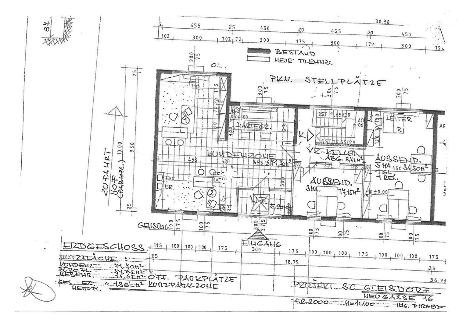 Bürofläche zum Kauf 350.000 € 165,2 m²<br/>Bürofläche Gleisdorf 8200