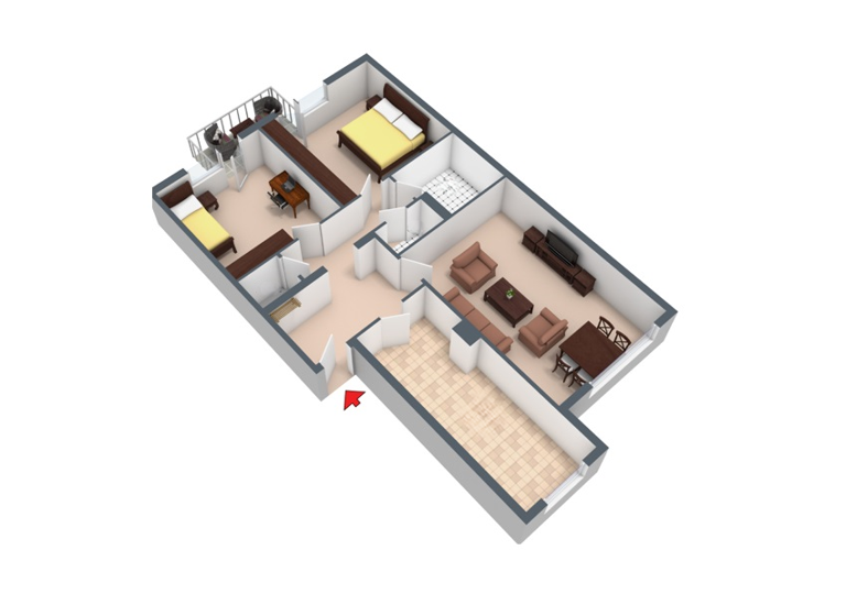 Wohnung zur Miete 775 € 3,5 Zimmer 82 m² 2. Geschoss frei ab sofort Wattenscheid Bochum 44866