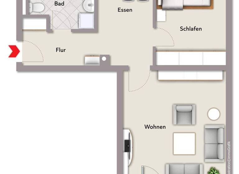 Wohnung zum Kauf 236.000 € 2,5 Zimmer 68 m² 3. Geschoss Tennenlohe Erlangen 91058