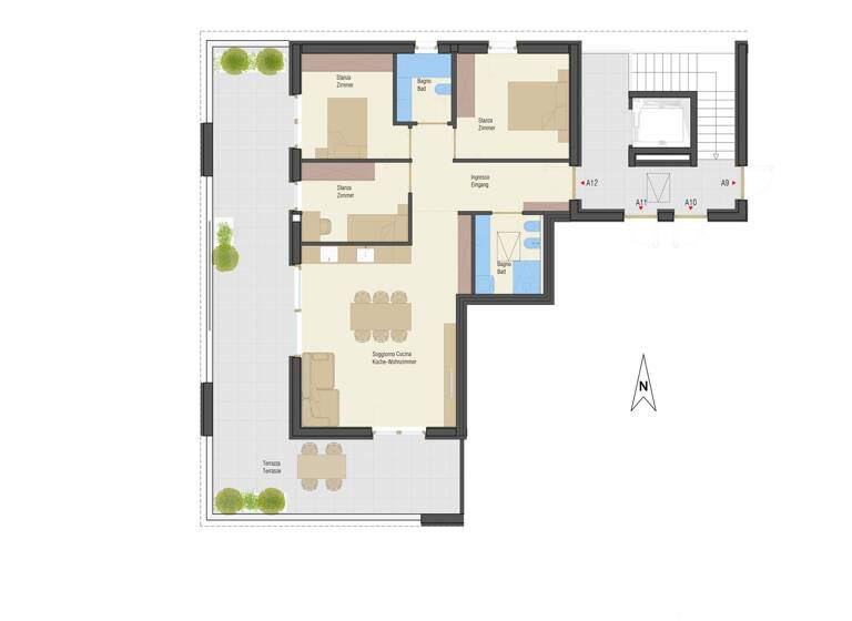 Wohnung zum Kauf 815.000 € 4 Zimmer 85,8 m² 2. Geschoss Bozner Straße 1 Neumarkt 39044