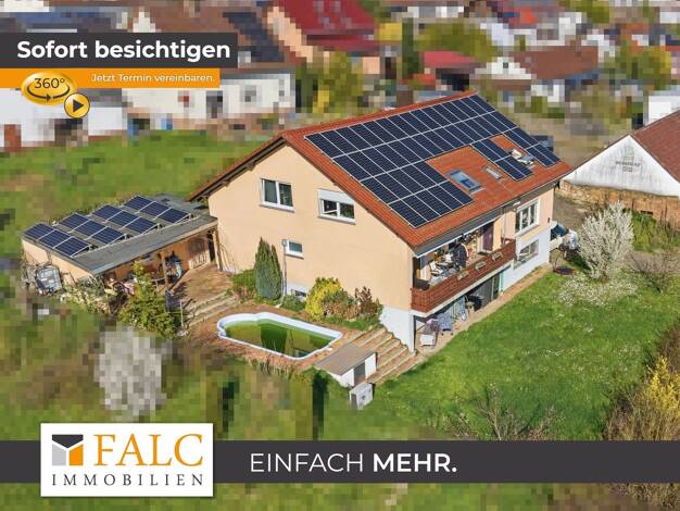 Mehrfamilienhaus zum Kauf 595.000 € 9 Zimmer 220 m² 1.200 m² Grundstück Tiefenbach Östringen 76684