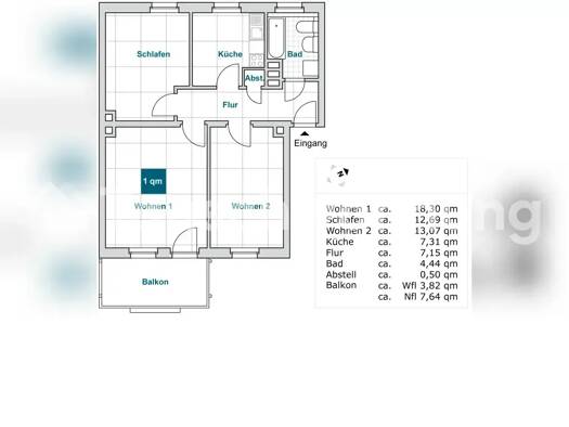 Wohnung zur Miete Tauschwohnung 551 € 3 Zimmer 68 m² 2. Geschoss Südvorstadt-Ost Dresden 01069