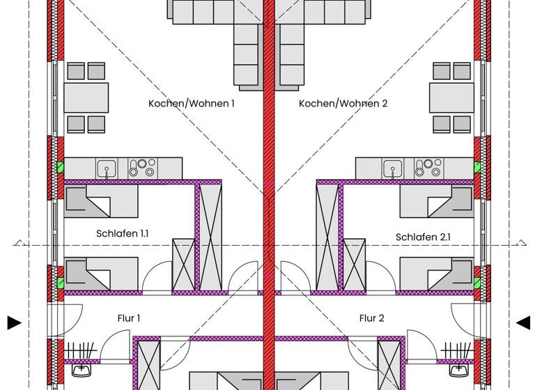 Haus zur Miete 96 € 3 Zimmer 73 m² 215 m² Grundstück frei ab sofort Walchum 26907