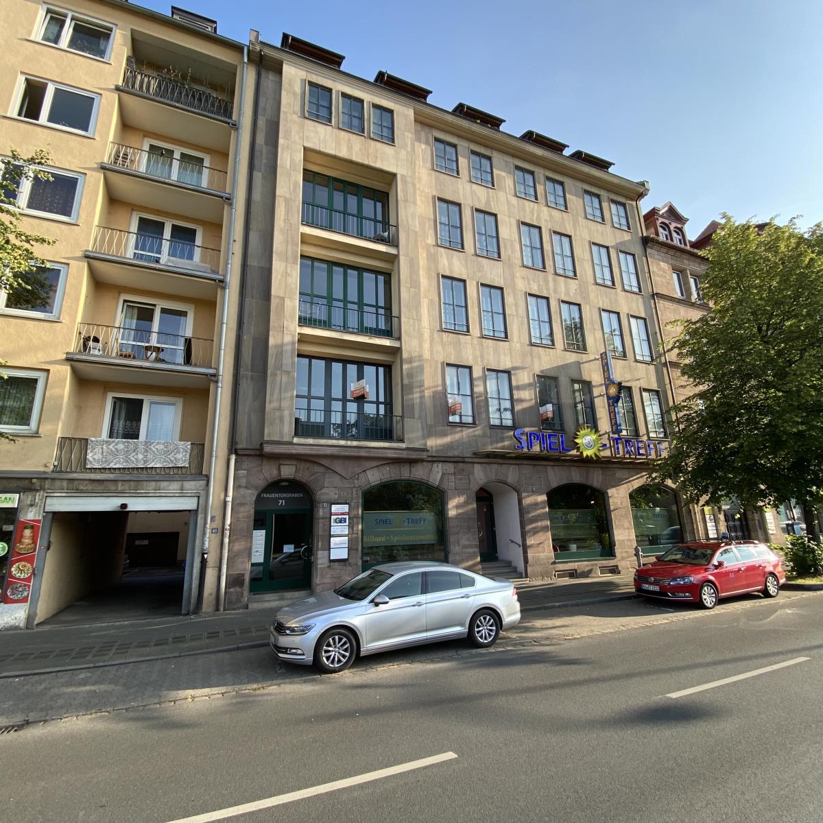 Bürogebäude zur Miete provisionsfrei 11,50 € 211 m²<br/>Bürofläche ab 211 m²<br/>Teilbarkeit Tafelhof Nürnberg 90443