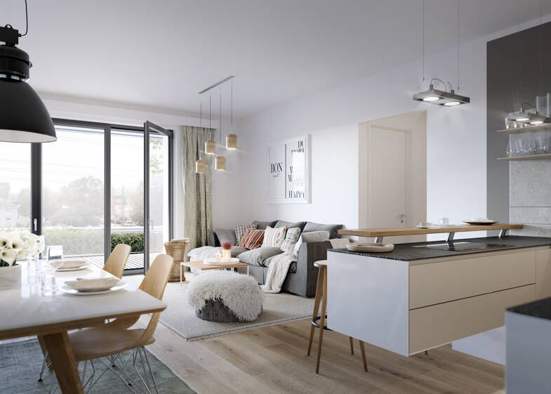 Wohnung zum Kauf - Neubau provisionsfrei 589.000 € 3 Zimmer 90 m² 1. Geschoss frei ab sofort Wörthstraße 41 Eltville Eltville am Rhein 65343