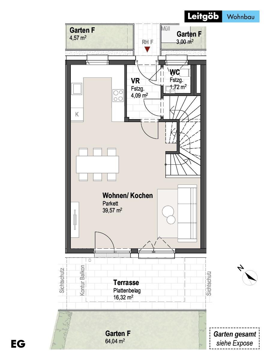 Haus zum Kauf provisionsfrei 528.902 € 4 Zimmer 91,2 m²<br/>Wohnfläche Henndorf am Wallersee 5302