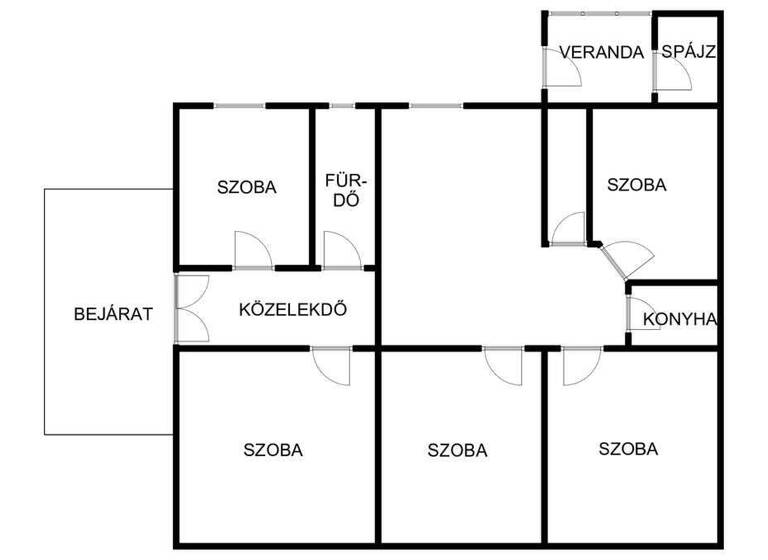 Einfamilienhaus zum Kauf 54.750 € 5 Zimmer 135 m² 3.000 m² Grundstück Andocs