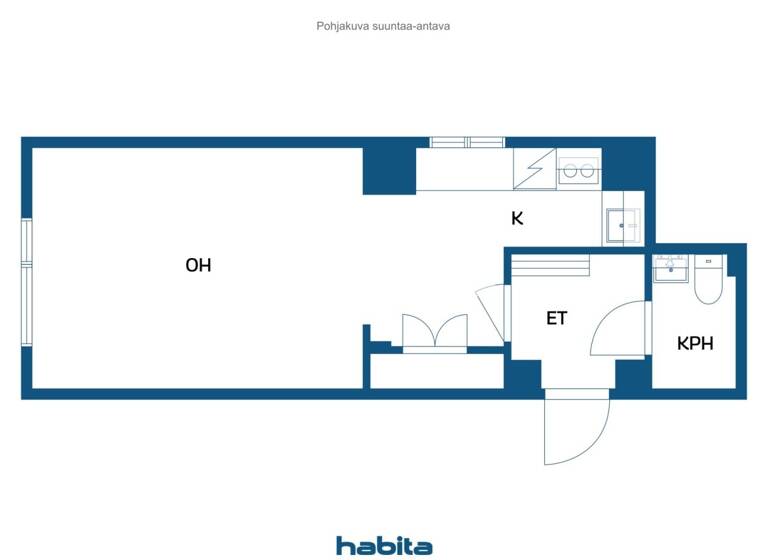 Wohnung zum Kauf 129.000 € 2 Zimmer 29 m² 1. Geschoss Pääskylänrinne 4 Helsinki 00500