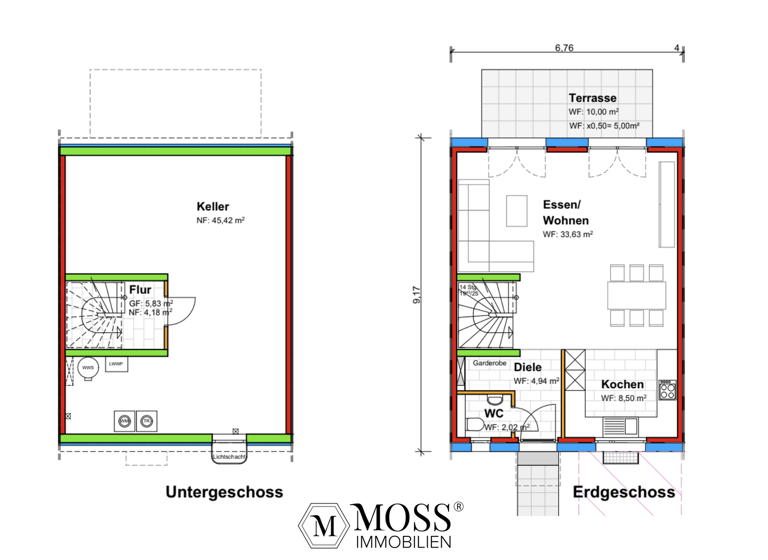 Reihenmittelhaus zum Kauf - Erstbezug 719.000 € 5 Zimmer 134,3 m² 185 m² Grundstück Altgasse 18 Opfingen Freiburg im Breisgau 79112