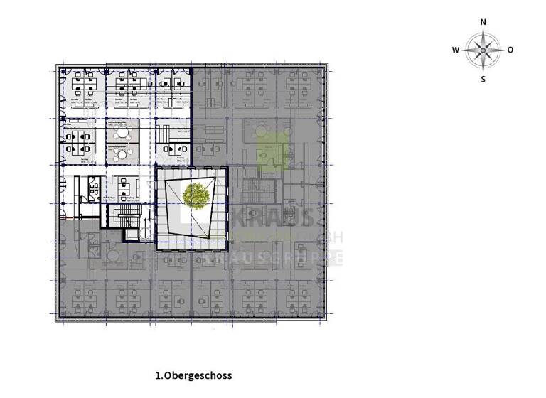 Bürofläche zur Miete provisionsfrei 18 € 333,4 m² Bürofläche Südstadt Heidelberg 69126