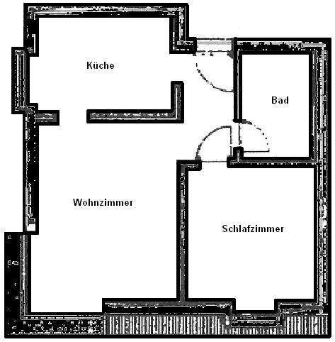 Wohnung zur Miete 340 € 2 Zimmer 45,5 m²<br/>Wohnfläche 3.<br/>Geschoss ab sofort<br/>Verfügbarkeit Straßbergerstraße 87 Neundorfer Vorstadt Plauen 08523