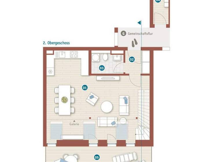 Maisonette zur Miete 1.100 € 2 Zimmer 98,1 m² 2. Geschoss Nauen 14641