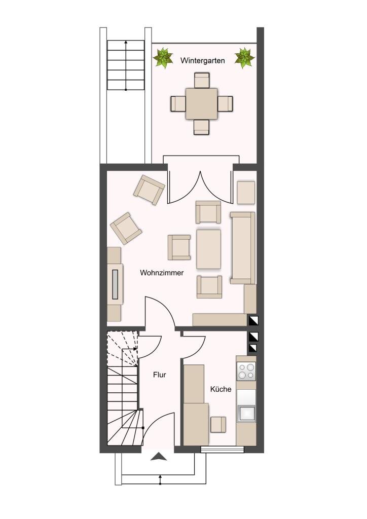 Reihenmittelhaus zum Kauf 355.000 € 3 Zimmer 72 m²<br/>Wohnfläche 133 m²<br/>Grundstück Alt - Reinbek Reinbek 21465