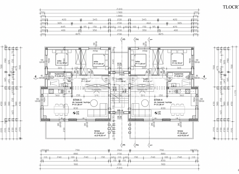 Wohnung zum Kauf 275.000 € 3 Zimmer 1. Geschoss Sukosan 23206