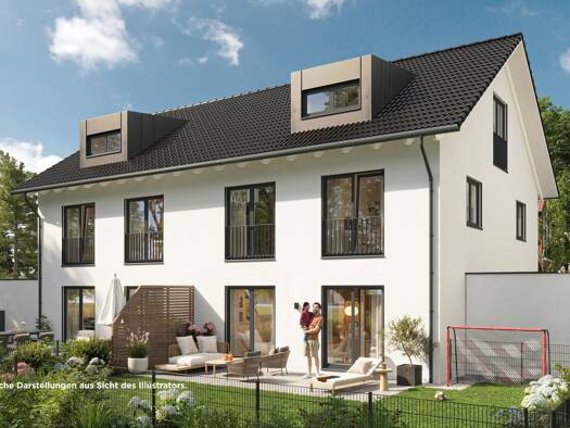 Doppelhaushälfte zum Kauf provisionsfrei 1.290.000 € 5 Zimmer 187,1 m² 233,9 m² Grundstück Trudering-Riem München 81825