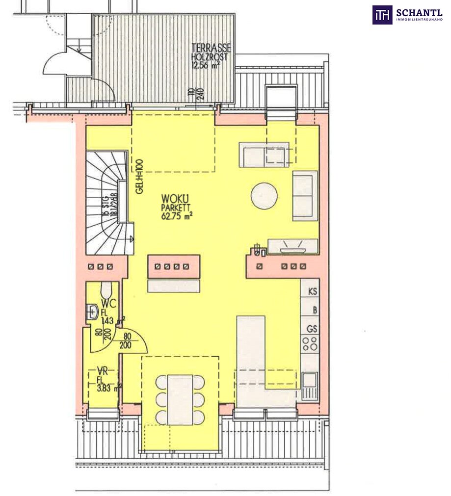 Wohnung zur Miete 2.227 € 4 Zimmer 142,4 m²<br/>Wohnfläche 5.<br/>Geschoss Wien 1050