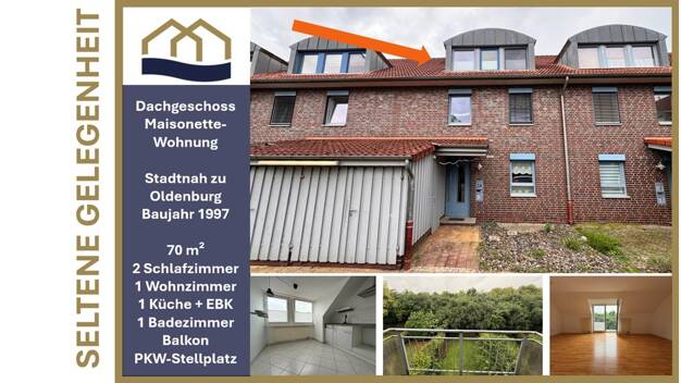 Maisonette zum Kauf 159.000 € 3 Zimmer 60 m² 2. Geschoss Röbeler Straße 3a Wardenburg III Wardenburg 26203
