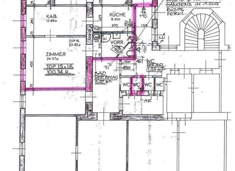 Wohnung zum Kauf 498.000 € 5 Zimmer 100,3 m² 3. Geschoss Wien 1020