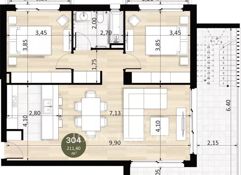 Villa zum Kauf provisionsfrei 1.950.000 € 5 Zimmer 176,3 m² Limassol 4527