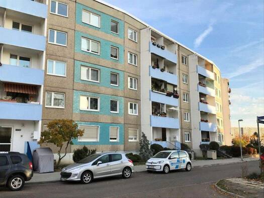 Wohnung zur Miete 285 € 3 Zimmer 56,7 m² 2. Geschoss frei ab 01.03.2026 Wolfsburger Straße 28 Westliche Neustadt Halle (Saale) 06126