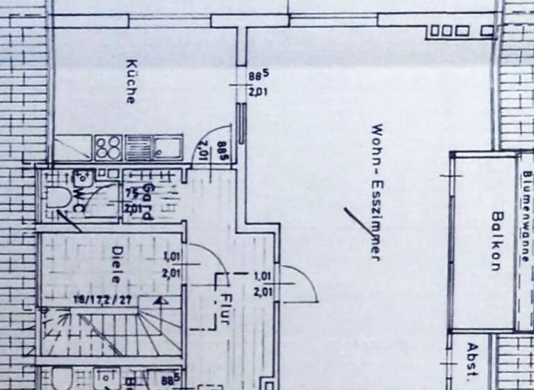 Wohnung zur Miete 1.320 € 3 Zimmer 117 m² Geschoss 1/2 frei ab sofort Waldstraße 18 b Villip Wachtberg 53343